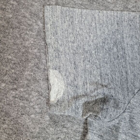 Dsquared2 Panel Logo Distressed Mens T-shirt Size S White Gray Short Sleeve - Picture 5 of 10